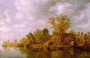 River Landscape, Jan van  Goyen